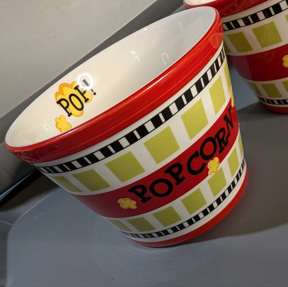 Pier‎ 1 Imports set 2 vintage popcorn pop art 5